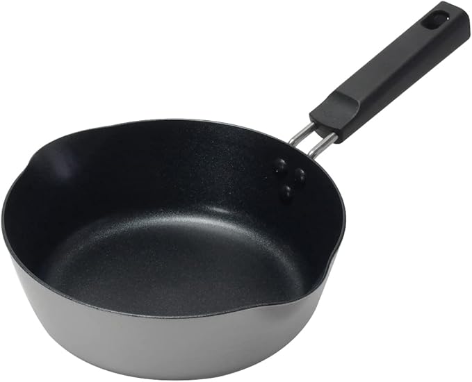Pearl Metal Chiino HB-6557 Frying Pan 7.9 inches (20 cm) Deep Type Induction Compatible Compatible with All Heat Sources Fluorine Treatment Cino
