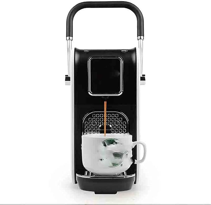 Coffee Machine Capsule Coffee Machine Small Automatic Multi-function Household Portable Capsule Coffee Machine Suitable For Home Office (Color : Rojo) 20240311