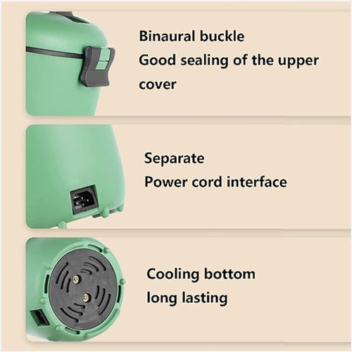 1.8L Small Rice Cooker Multi-Function Rice Cooker with Detachable Non-Stick and Keep Warm Function for 1-3 People Rice Cooker (Green)