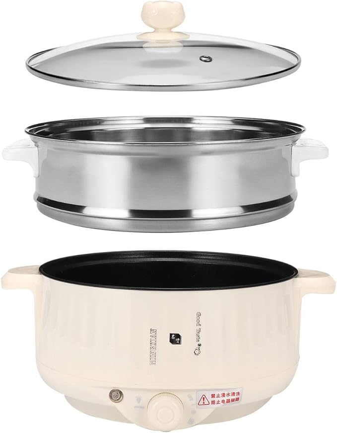 Multi-Function Electric Cooker Non-Stick Multicooker - 1.7L - 2.7L Electric Cooker for Travel School Home 400W-1000W2.2L