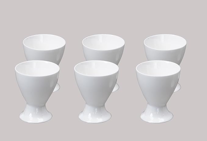 Bone China Coupe Shape Elegance White Egg Cup Case of 6