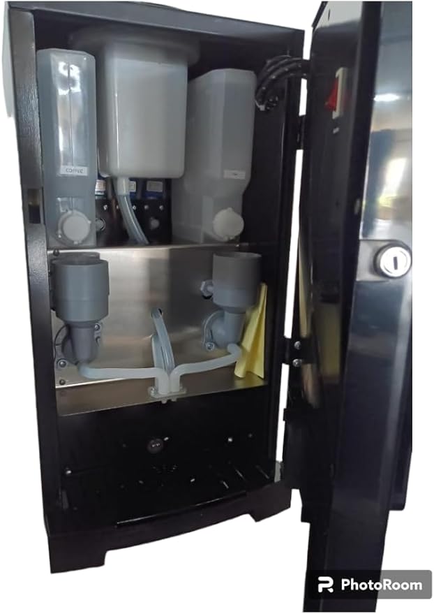 Mahavir 4-in-1 Girnar Fully Automatic Premix Based Coffee &amp Tea Vending Machine Pro Commerical Coffee &amp Tea Maker With 3 Liters Hot Tank Capacity No Milk Required 2 Lanes Chai Maker With 500 C