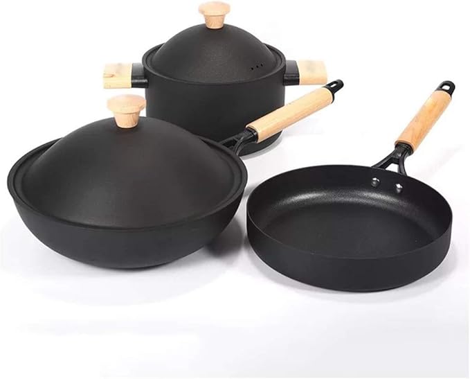 Pot Set Professional Non-Stick Cookware Set Saucepans Stockpot and Frypans Set Cooking Utensils Cookware Cooking Set
