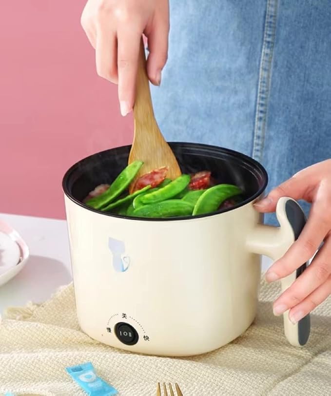 JYYBN Electric Mult-Functional Cooker with Steamer to Cook Noodle Egg Fish Meat Hot Pot Rice Porridge Soup Non Stick Coating&ampStainless