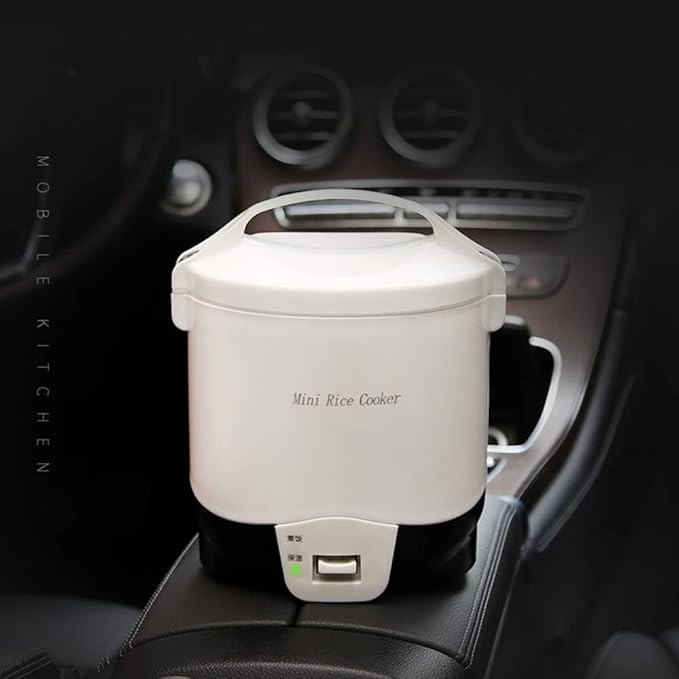Rice Cooker Quickly Cooking Portable 1.6L Rice Cooker with Removable Non-Stick Inner Pot Truck Cooker for 1-2