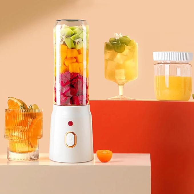 Blender Cup 450ml Small Juice Blender with Auto-Cleaning Function for Juice Shakes Smoothies