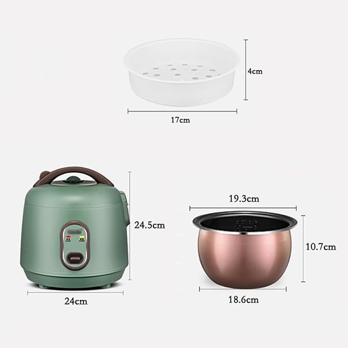 GRFIT Electric Rice Cooker Multifunctional Small Intelligent Cooking Students Dormitory Electric Rice Cooker 1-2 People (Color : A)