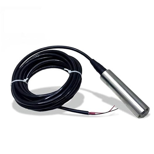12-24VDC H2O Liquid Level Sensor Integrate Level Transmitter Input Type Water Level Sensor 4-20ma RS485 Output(0-10V Output10m Range 10m Cable)