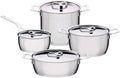 Alessi POTS&ampPans 7 Piece Set Silver