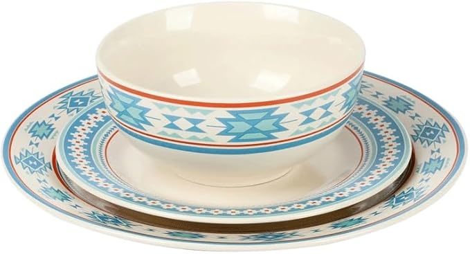 12-Piece Decorated Ceramic Dinnerware Set Plates Dinner Sets Food Plate Kitchen Dishes to Eat
