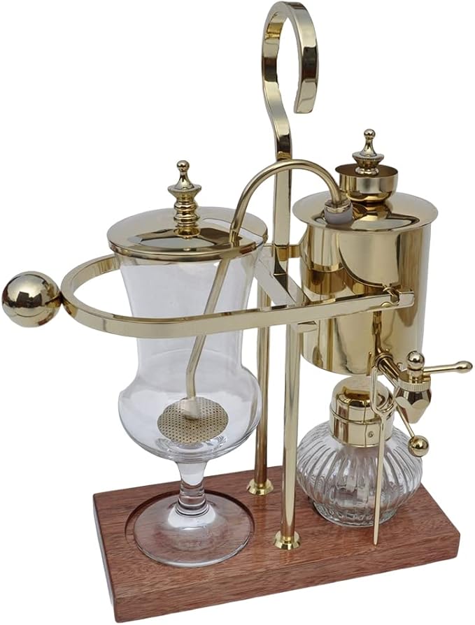 Stainless Steel Belgian Coffee maker for making Coffee (Elegant Style)