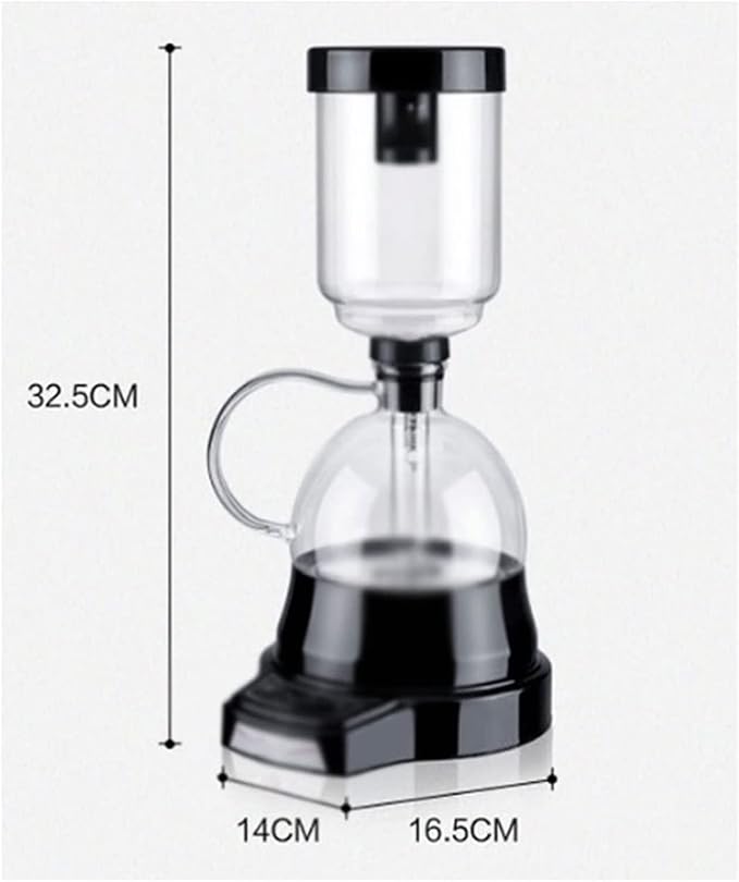 Percolator Coffee Pot Mocha Coffee Machine Electric Siphon Machine 3 Cup Glass Pot Coffee Pot Household Filter Percolator Tool