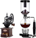 Vacuum Siphon Coffee Maker Manual Coffee Bean Grinder Household Glass Siphon Pot Siphon Type Manual Coffee Maker Coffee Set