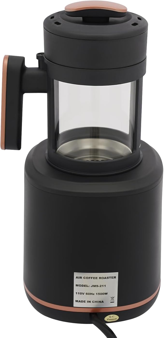 Electric Coffee Bean Roaster Machine 1500W 110V Air Coffee Roaster Machine with LED Display for Home Use