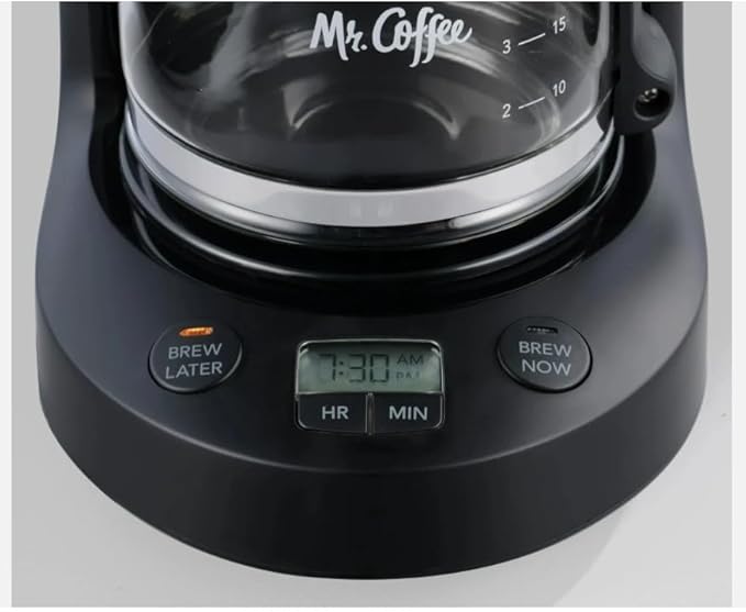 Mr. Coffee 5-Cup Mini Brew Switch Coffee Maker Black