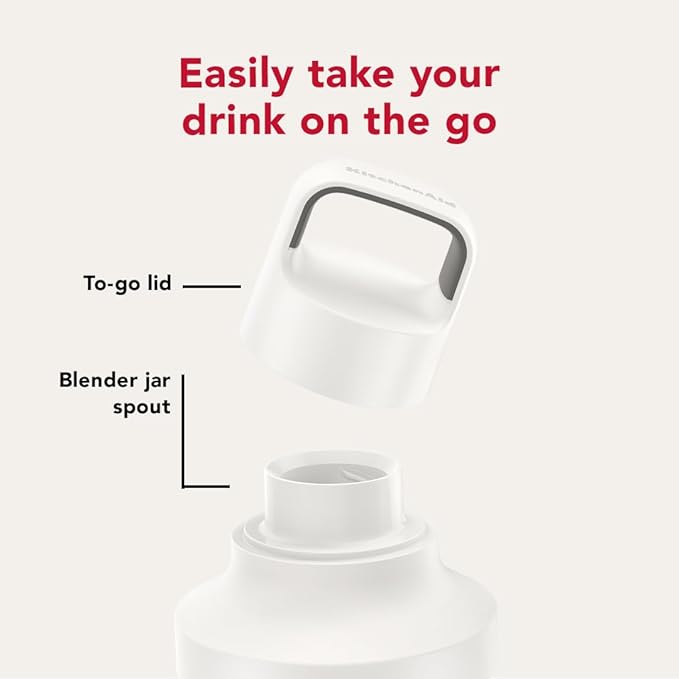 KitchenAid Go Cordless Personal Blender - battery sold separately KSBR200 Porcelain White