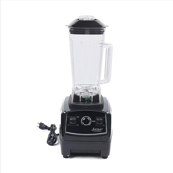 Smoothie Blender Heavy Duty Household Grade Blender Variable Speed Control Large Countertop Blender 6 Blades Ice Crusher for Milk-shakes Green Smoothies Dry GrindHot Soup Ice Cream Juice (Black