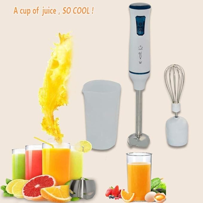 Immersion Hand Blender 1000w 3-in-1 Stick Blender Smart Stepless Speed Control Multi-Purpose Handheld Stick Blender Heavy Duty Copper Motor Brushed Stainless Steel Finish with Whisk Milk Frot
