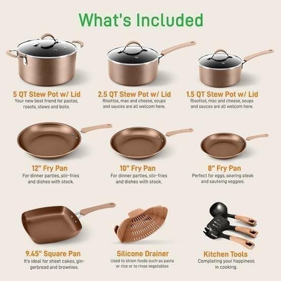 High Qualified Basic Kitchen Cookware Set Kitchen Cooking Set
