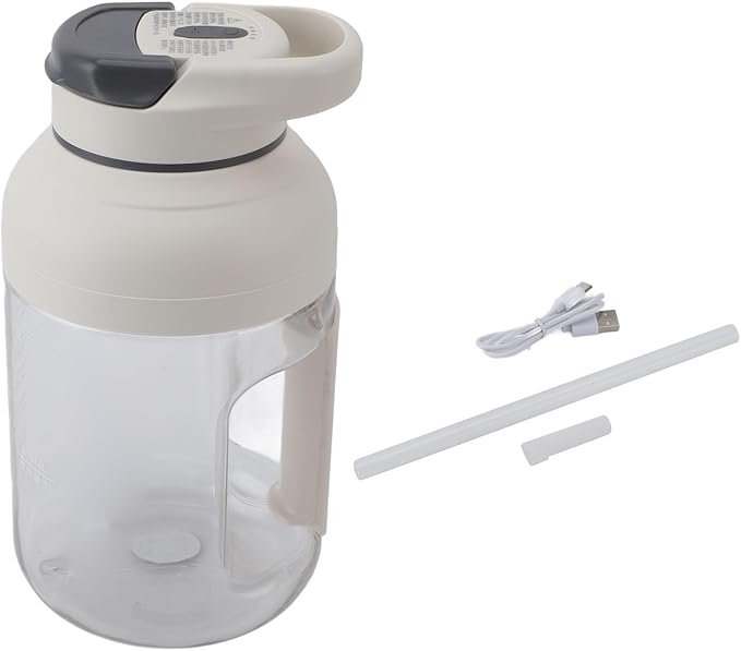 Focket Juicer Machine 800 Ml Cordless Portable Blender with 3000 mAh Battery for Office Travel Kitchen Gym (GRAY)