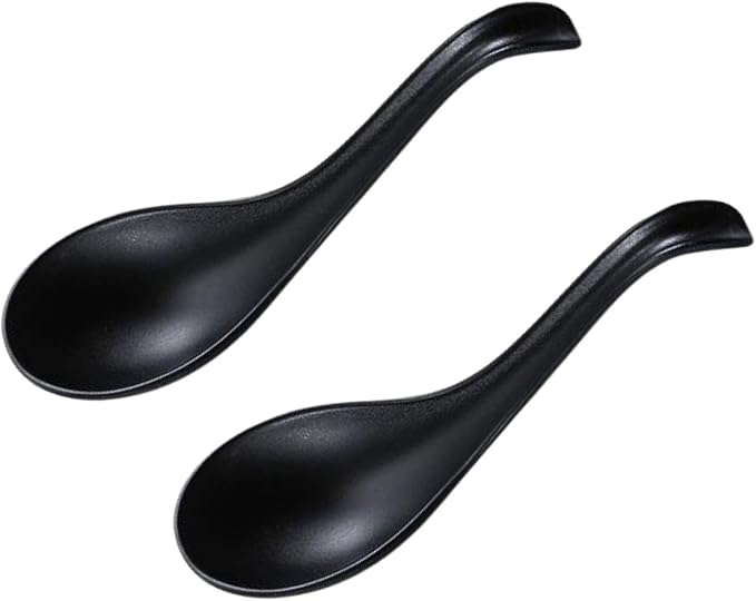 Melamine Matt Black Dinner Set for Kitchen Unbreakable Dinnerware Sets for Dining Table (for 2 Person Pack of 12 pcs)…