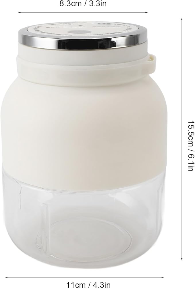 500ml Electric Juicer Blender USB Rechargeable Mini Blender with 6 Blades Design Ideal for Home Use Work School or Travel
