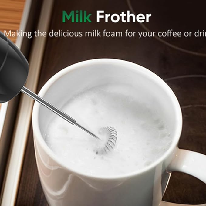 5 IN 1 Immersion Blender Handheld Set 1000W Heavy Duty Hand Blender with Milk Frother Beaker Whisk Chopper