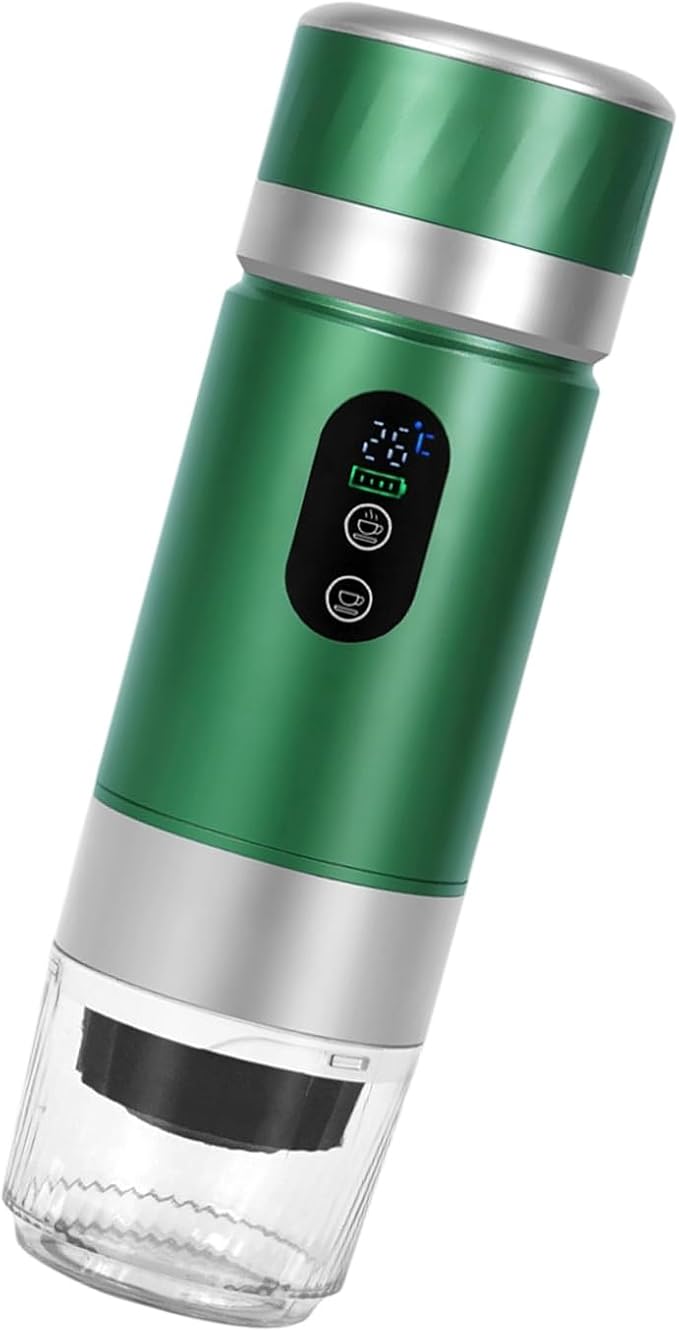Mobile Coffee Maker 3x2500mAh Removable Batteries 20Bar Extraction Double Brewing Modes Security Security Medication Coffee Machine