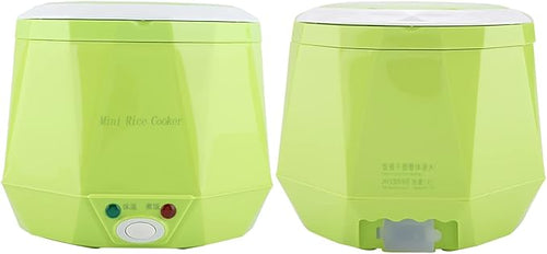 1.6 Liter Truck Rice Cooker Portable Food Steamer Portable Rice Cooker 24V 140W Electric Food Steamer Hot Rice Anytime For Truckers (green)