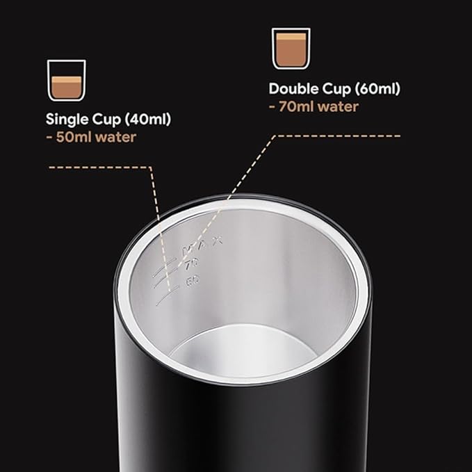 Portable Coffee Maker With USB Charging For Travel Camping Office Or Car Use - Espresso Machine Compatible With On-the-Go Lifestyle(b)
