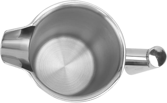 French Press Coffee Maker French Press Stainless Steel Double Wall Teapot Hand Brewed Coffee Press with Filter Screen for Home Camping (350ml)