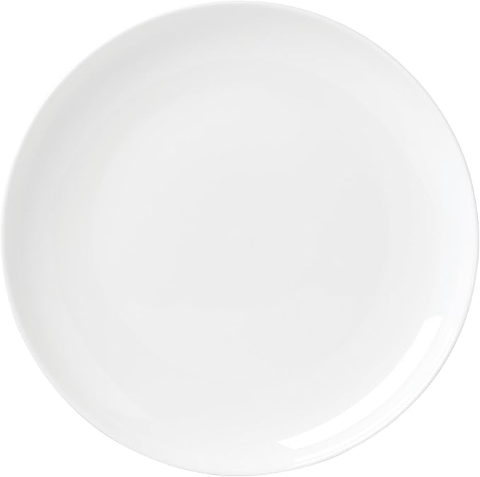Lenox Dinnerware Set Studio 1414 Coupe 12-Piece Set Service For 4 Bone China Material Dishwasher &amp Microwave Safe Home And Kitchen Kitchen And Dining Plates And Bowls Sets (White 12 Pieces