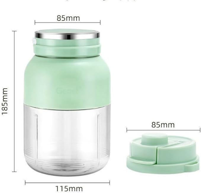 Electric Citrus Juicer 28 Oz With Straw and Two Lids Portable Mini Blender Juice Smoothie Blenders on the Go Personal Travel Cold Press Juicer Bottle Cups Fruit Lime Squeezer (1)
