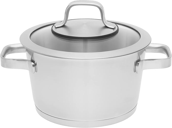 BergHOFF 1110005 10pc (S) Pans Saucepans – Kits Kit (Stainless Steel Stainless Steel Stainless Steel Stainless Steel Glass Ceramic Gas Halogen Induction Sealed Plate)