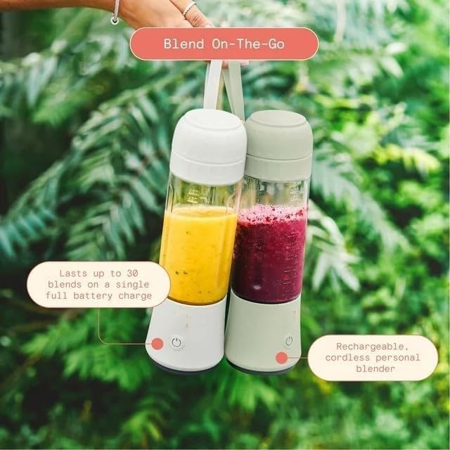 Beautiful Portable to-Go Blender 2.0 70 W 16 oz (White Icing)