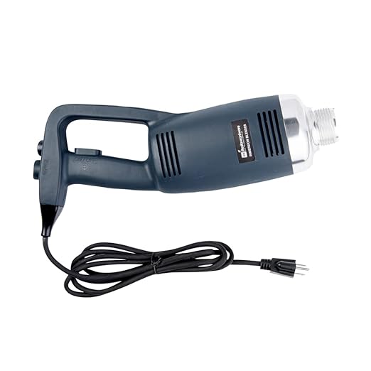 Restaurantware Hi Tek 7.7 x 4.3 x 16.3 inch Immersion Blender 1 Variable Speed Stick Blender - 1 Horsepower 750W Stainless Steel Immersion Hand Blender 110V