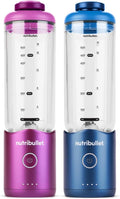 nutribullet Flex portable blender Two-Pack Sapphire Blue &amp Orchid Purple