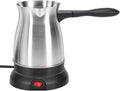Ymiko Electric Turkish Coffee Pot Stainless Steel Manual Brewing Coffee Maker with Adjustable Steeping Time and Temperature for Home Travel Office