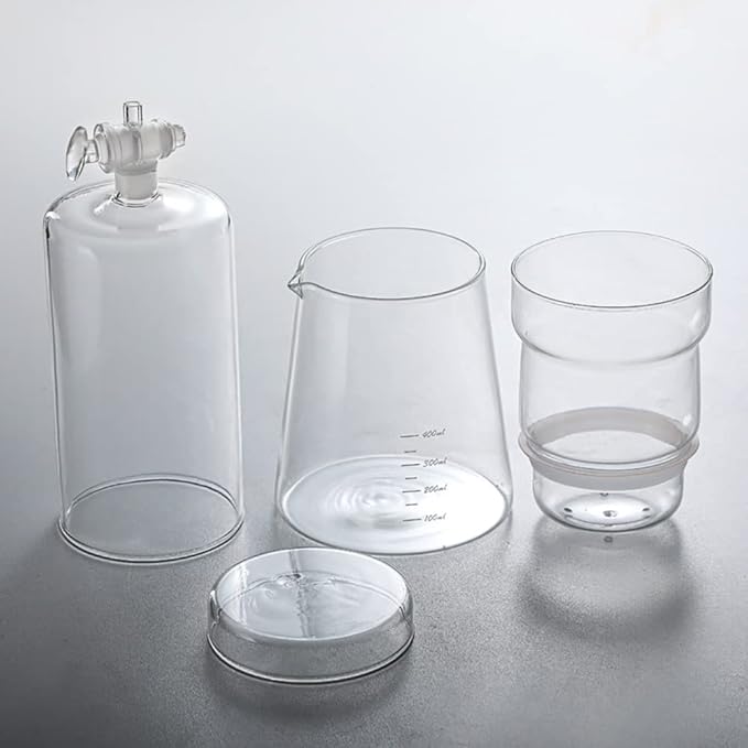 Ice Drip Coffee Maker400ml Cold Brew Coffee PotGlass Iced Coffee Brewer for Home and OfficeGift for Coffee Lover