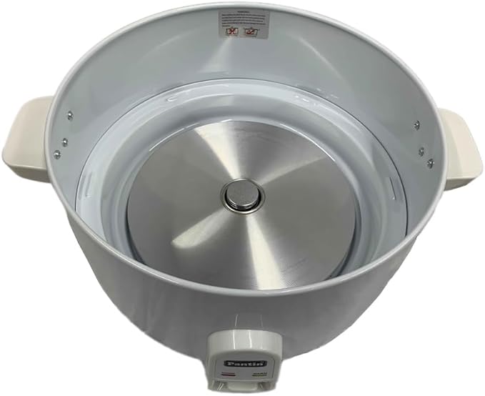 Pantin Commercial Electric Rice Cooker – 25 Cups Raw / 50 Cups Cooked Capacity w/Measuring Cup &amp Scoop – High-Efficiency Large Rice Cooker Commercial Rice Cooker for Restaurants Hotels and Cateri