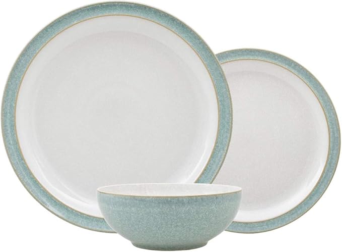 Denby Elements 12 Piece Dinner Set Green