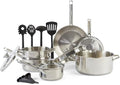 Pot for Cooking Pots Sets Dishwasher Safe 14 Piece Set Kitchen Cookware Set Cookware Kits Pan Accessories Pans KitA14 Pc