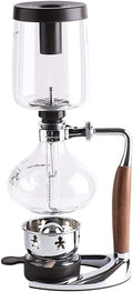 JITEM Cafetera Syphon Coffee Maker Manual Retro Vacuum Glass Siphon Pot Percolators 3-5 Cups Glass Tabletop Siphon Coffee Maker for Coffee or Tea