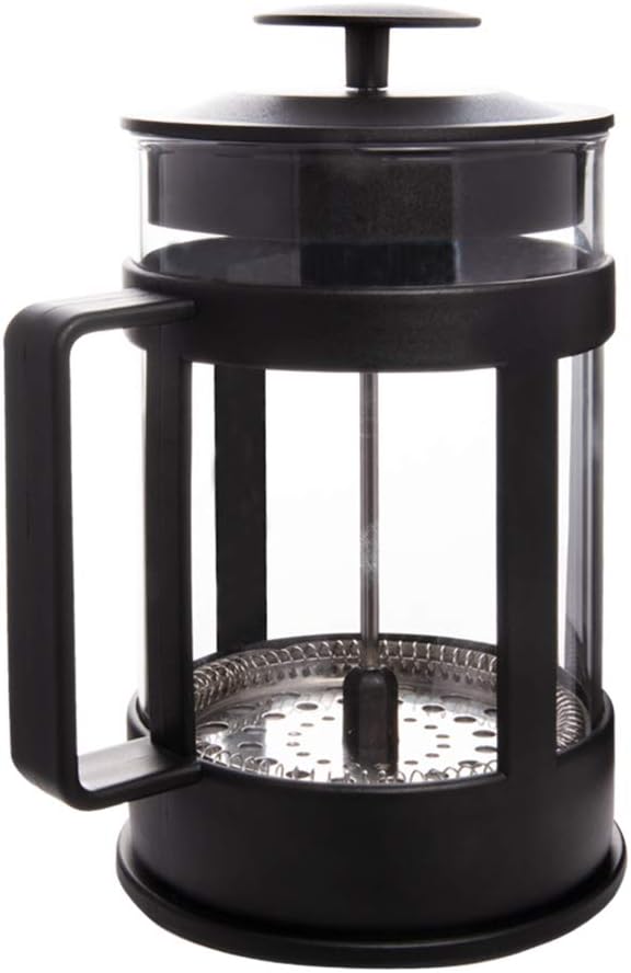 Any Morning Large French Press Coffee Maker Coffee Maker French Press 34 oz Coffee Press Glass French Press For Tea and Travel 16 Cup Coffee Maker For Camping 16 Espresso Cups 34 Oz Black