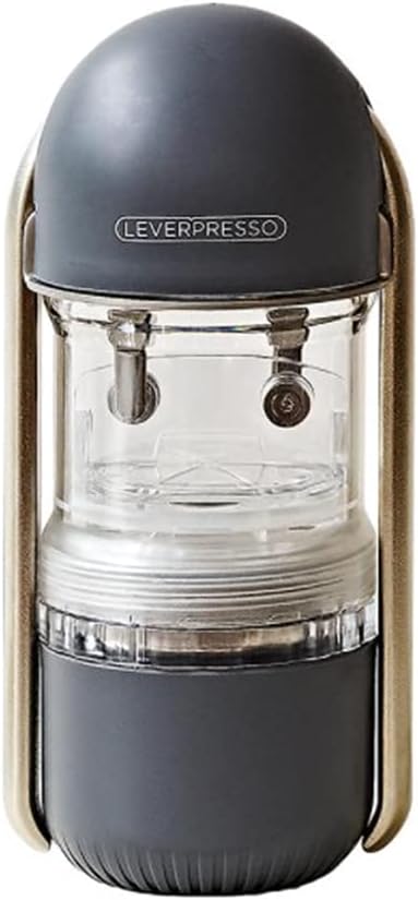 Portable Lever Espresso Maker Coffee Machine (Black)