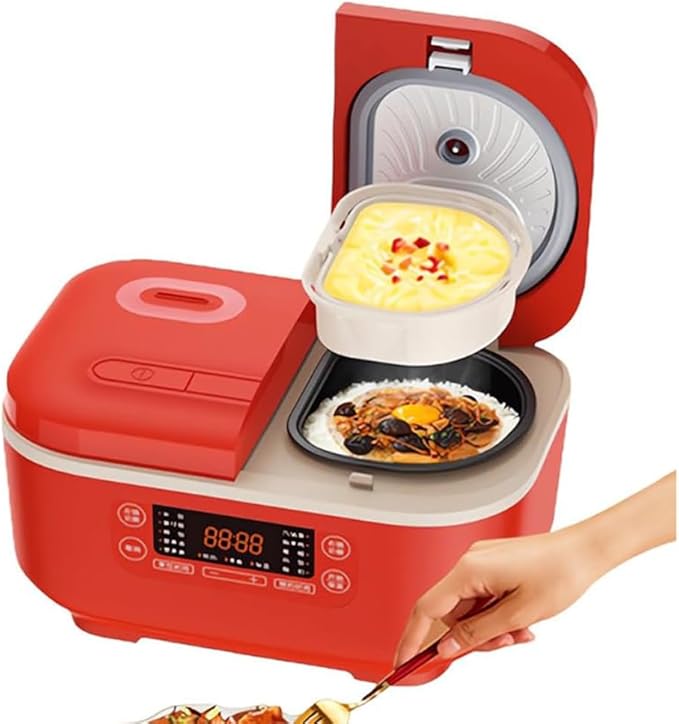 Professional Home Integrated Multi Function Rice Cooker Electric Double Inner Rice Cooker Intelligent Touch Screen Non Stick Integrated Rice Cooker 12H Appointment