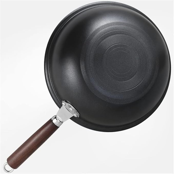 RUVOO Cookware Set Pots and Pans 3Pcs Cookware Set Wok Soup Pot Glass Lid Frying Pan Wrought Iron Non-Stick Cooking Pot Set Kitchen Kitchen Cooking Set
