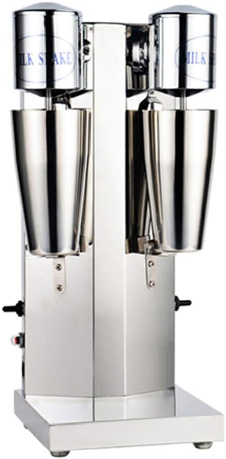 Milkshake Maker 180W+180W Electric Milkshake Machine Drink Mixer Smoothie Maker Blender 18000RPM Commercial Home Use (Double Head)
