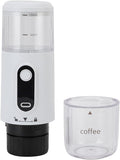 Denash Portable Electric Espresso MachineTravel Coffee Maker for CampingCar Self Heating Coffee Maker with USB C for Hiking Office RV (White)