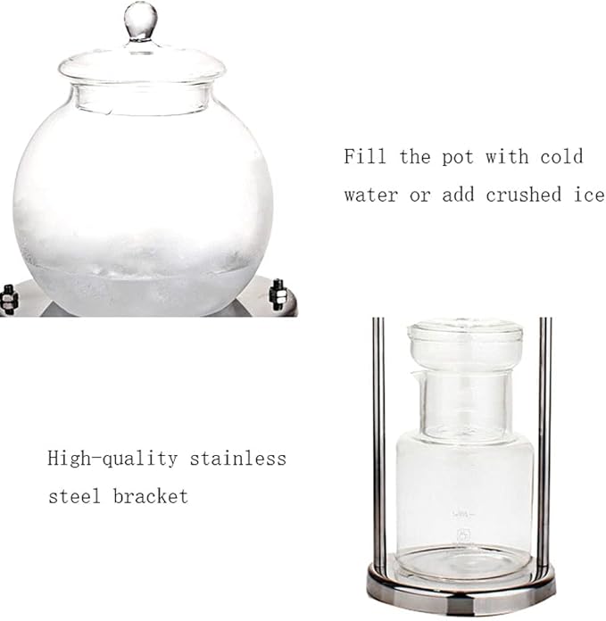 Beverage Equipment Modern Siphon Coffee Maker Luxury Ice Cold Brew Dripper Coffee Maker for Kitchen Home Office Multifunctional Coffee Maker Siphon Coffee Maker